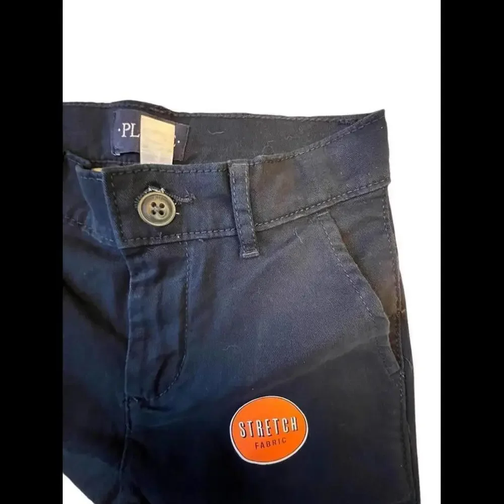 Children's Place Boys' Navy School Uniform Fabric Shorts - Size 4 - NWOT